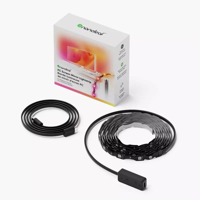 LED-lichtstrip Nanoleaf N7601K00-1LS4D 2,5 m, 10 W, meerkleurig RGB