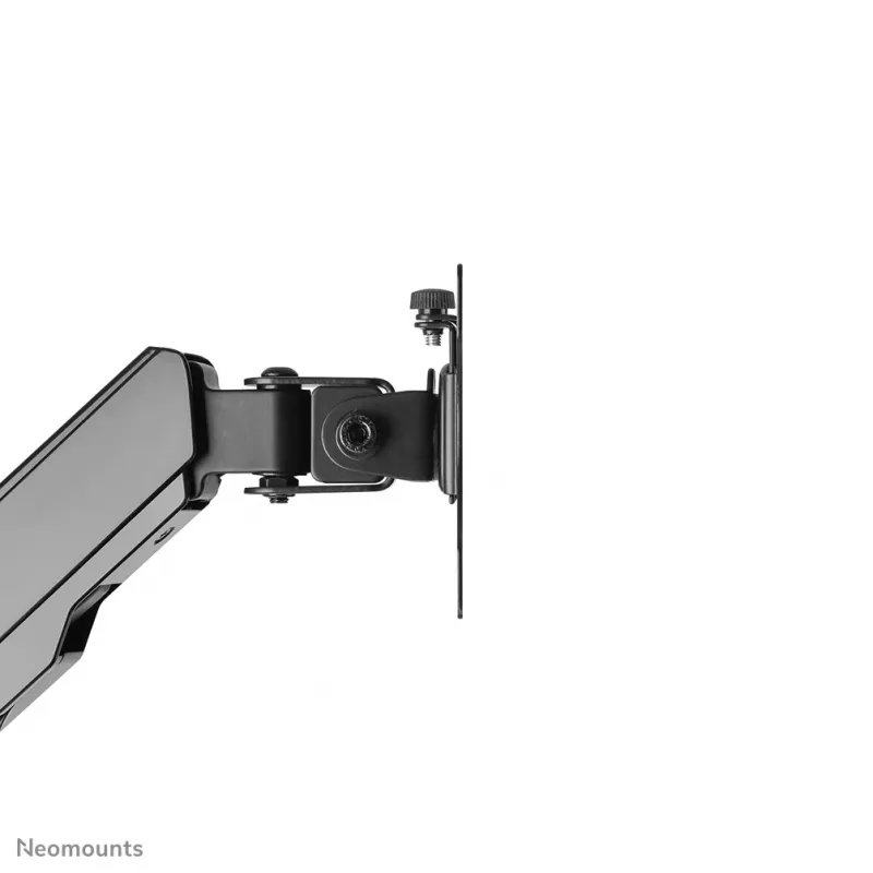 Op bureau gemonteerde zit-sta-werkstation Neomounts DS90-325BL1 9 kg hoogteverstelling