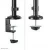 Op bureau gemonteerde zit-sta-werkstation Neomounts DS90-325BL1 9 kg hoogteverstelling