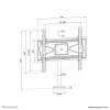 Neomounts tv-tafelsteun om vast te schroeven DS42-430BL14 max. 50 kg 32-55 inch
