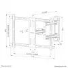 Neomounts WL40S-850BL16 tv-muurbeugel 40-70 inch - volledig beweegbaar - snelle montage