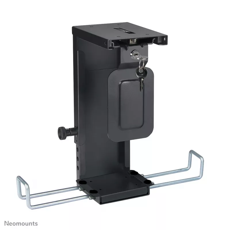 Neomounts CPU-D075BLACK/LK CPU-houder - afsluitbaar - max 10 kg - universeel