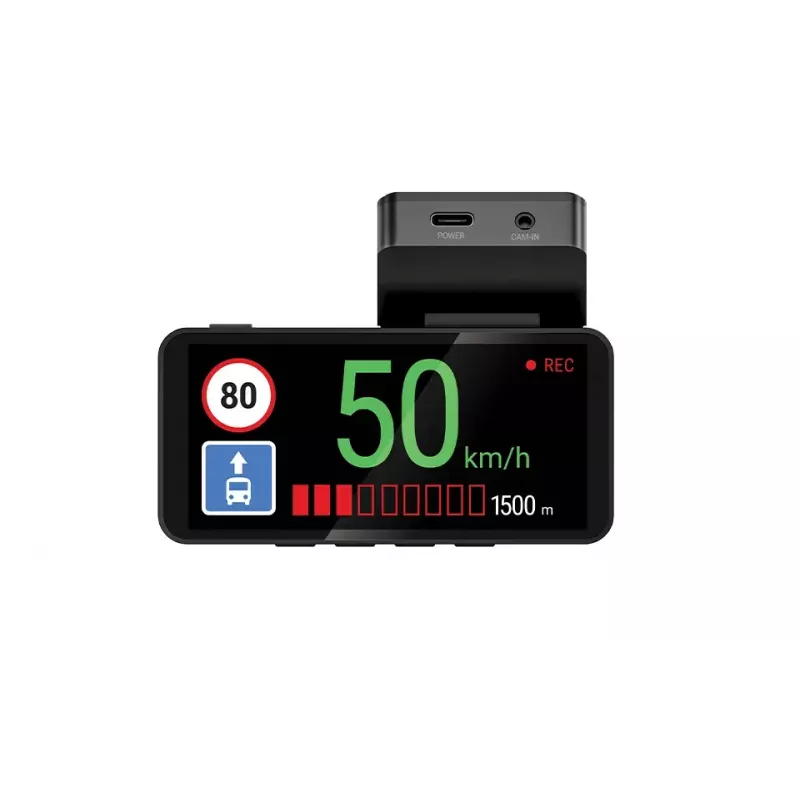 Dashcam Navitel R87 GPS autokamera met 412x960 IPS-display en GPS, voorgeïnstalleerde kaarten