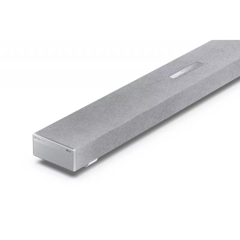 Sharp HT-SBW53121(SL) 3.1.2 Dolby Atmos/DTS:X soundbar met draadloze subwoofer, 550 W, Bluetooth, zilver