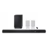 Sharp HT-SBW55121(BK) 5.1.2 Dolby Atmos/DTS:X soundbar met draadloze subwoofer, 650 W, Bluetooth, zwart