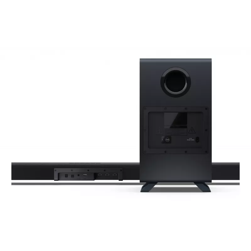 Sharp HT-SBW55121(BK) 5.1.2 Dolby Atmos/DTS:X soundbar met draadloze subwoofer, 650 W, Bluetooth, zwart