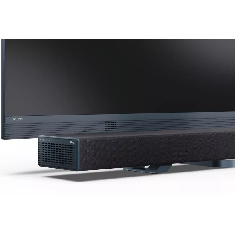 Sharp HT-SBW55121(BK) 5.1.2 Dolby Atmos/DTS:X soundbar met draadloze subwoofer, 650 W, Bluetooth, zwart