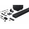 Sharp HT-SBW55121(BK) 5.1.2 Dolby Atmos/DTS:X soundbar met draadloze subwoofer, 650 W, Bluetooth, zwart