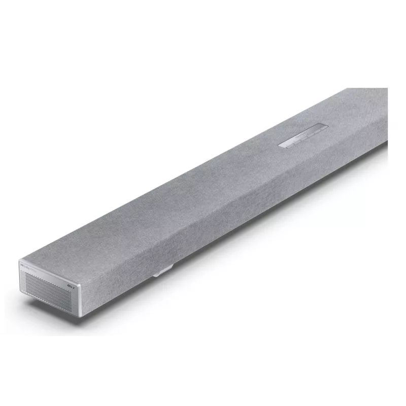 Sharp HT-SBW55121(SL) 5.1.2 Dolby Atmos/DTS:X soundbar met draadloze subwoofer, 650 W, Bluetooth, zilver