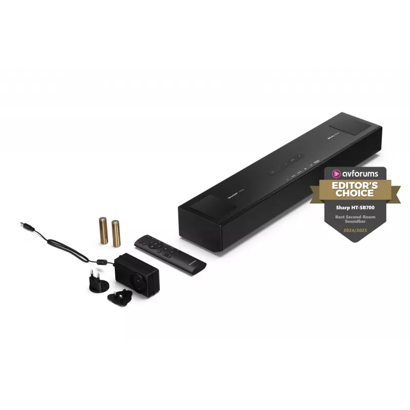 Sharp HT-SB700 Soundbar Luidspreker Zwart 2.0.2 kanalen 140 W