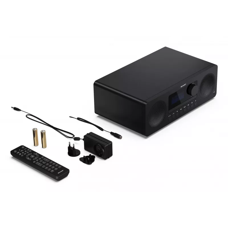 Home-audio microsysteem Sharp XL-B720D 30 W, 2-weg luidspreker, DAB/DAB+/FM, optische disc-speler, zwart