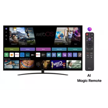 LG NanoCell AI 65NANO81A3A TV 165,1 cm (65 inch) 4K Ultra HD Smart TV Wi-Fi Zwart