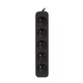 Stroomverlengkabel Lanberg PS0-05E-0100-IEC-BK