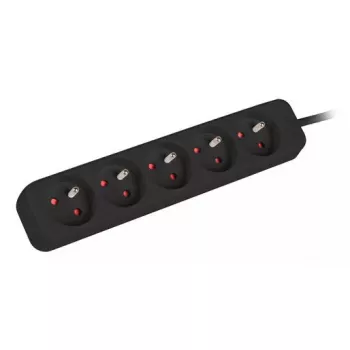 Stroomverlengkabel Lanberg PS0-05E-0100-IEC-BK