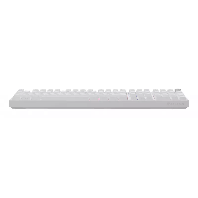Mechanisch toetsenbord GENESIS THOR 404, full-size USB, QWERTY Engels, RGB-achtergrondverlichting, wit