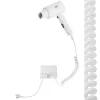 Wandmontage-haardroger Adler AD 2285 — 2000 W, 3 temperatuurstanden, koudestand, wit