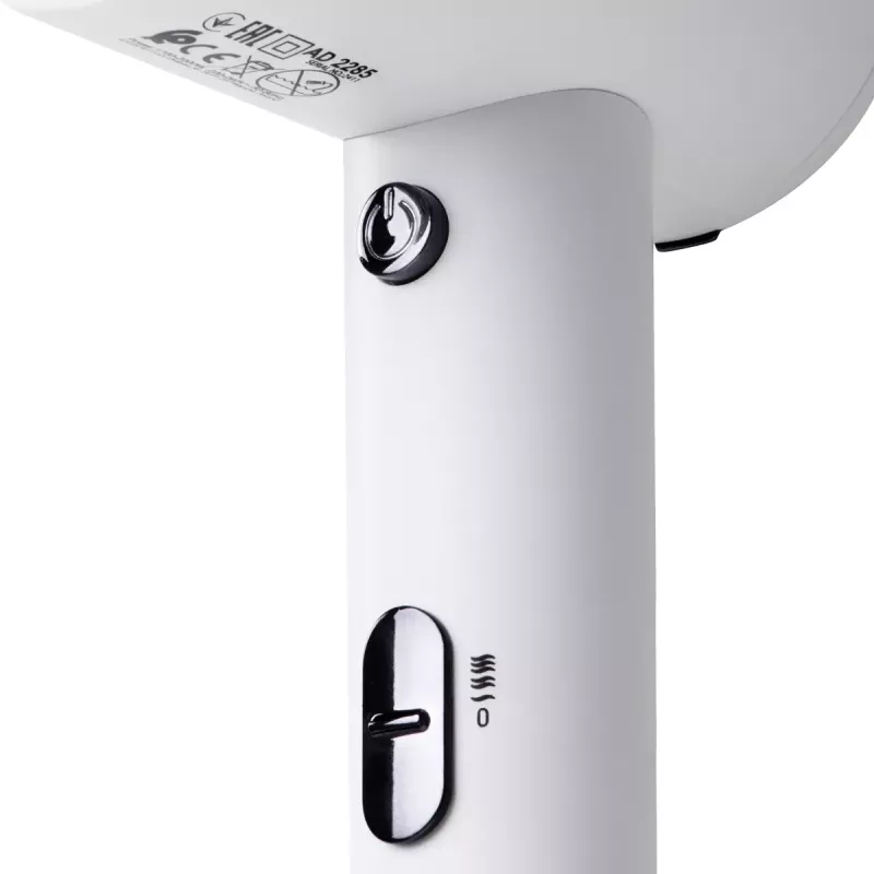 Wandmontage-haardroger Adler AD 2285 — 2000 W, 3 temperatuurstanden, koudestand, wit