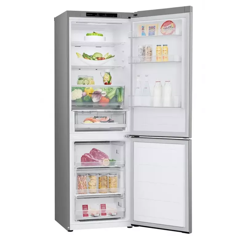 LG GBV3100EPY koel-vriescombinatie vrijstaand 344 L E zilver