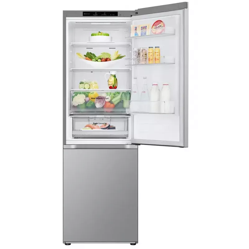 LG GBV3100EPY koel-vriescombinatie vrijstaand 344 L E zilver