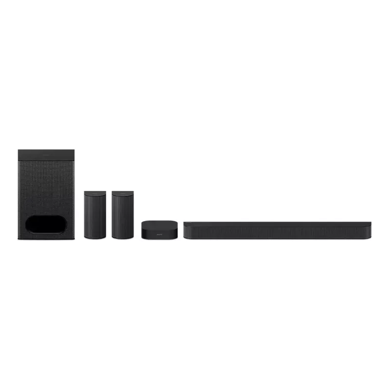5.1-kanaals soundbarsysteem Sony HT-S60 zwart, 1000 W, Dolby Atmos & DTS:X-ondersteuning, Bluetooth