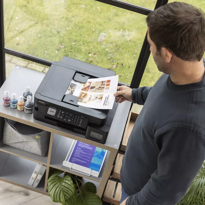 Multifunctionele inkjetprinter Brother MFC-T930DW — kleurendruk, A4, duplex, Wi‑Fi, Ethernet, 30 ppm (z/w), 26 ppm (kleur)