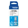 Inktfles Brother BTD100C cyaan origineel 48.8 ml voor Brother printers, 91 g