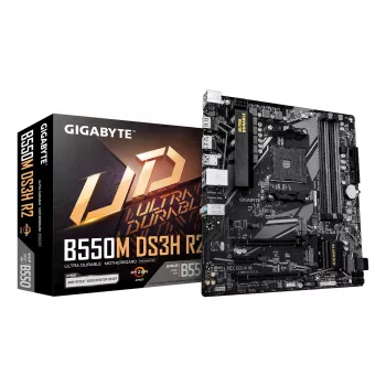 Moederbord GIGABYTE B550M DS3H R2, B550, socket AM4, Micro ATX