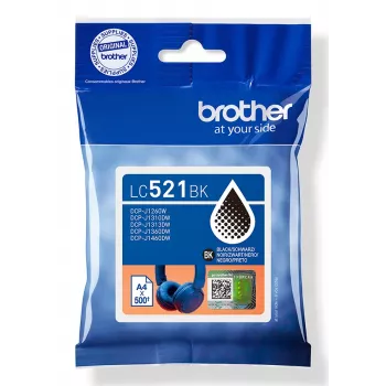Brother LC521BK originele inktcartridge – zwart