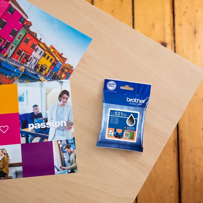 Brother LC521BK originele inktcartridge – zwart