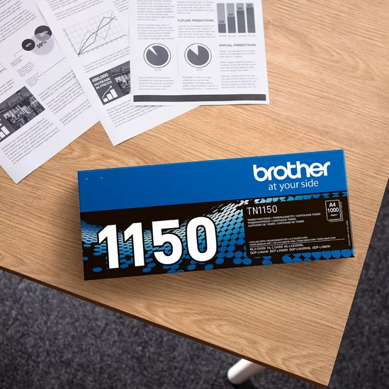 Brother TN-1150 tonercartridge 1 st. origineel zwart
