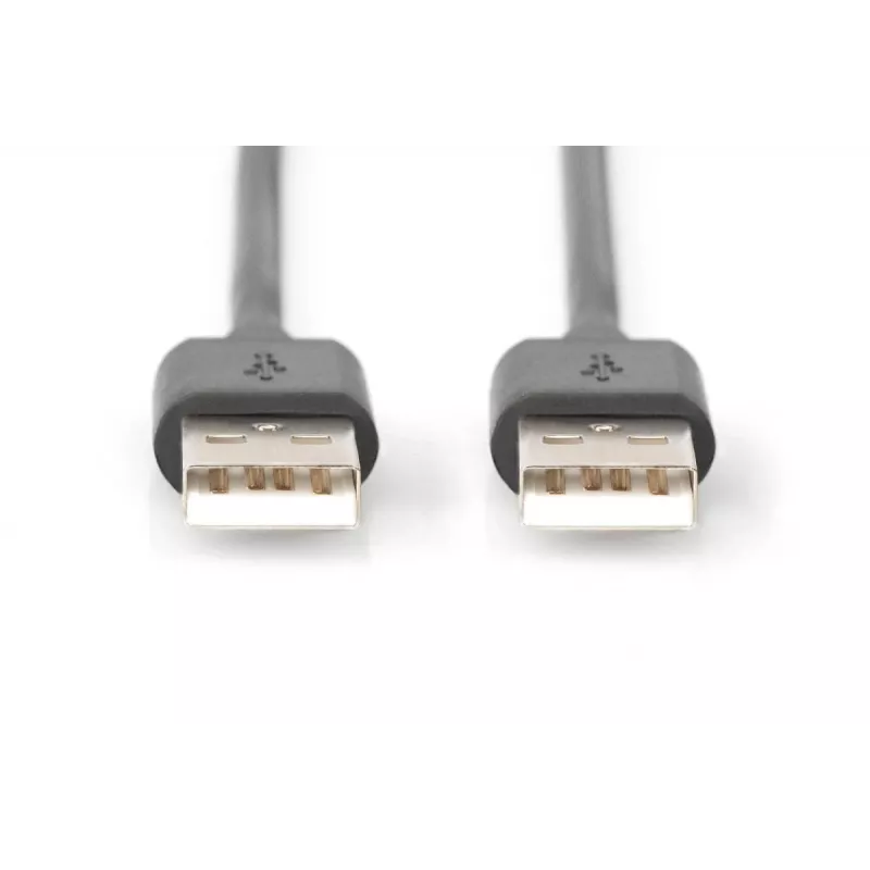 DIGITUS USB 2.0 verbindingskabel type A M/m 1,8m USB 2.0 conform zwart
