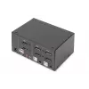 DIGITUS 2-poorts DisplayPort DualView 60 Hz 4K 60fp multiplatform-ondersteuning
