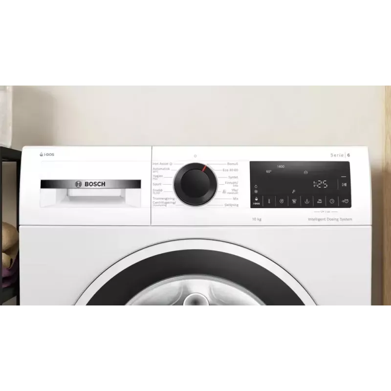 Frontlader wasmachine Bosch WGG254FVSN — 10 kg capaciteit, energieklasse A, 1400 tpm, LED-display, stoomfunctie