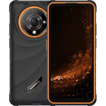 Smartphone Hammer Iron 6 — 6,56 inch IPS TFT, 128 GB, 6 GB RAM, Android 14, 4G, zwart