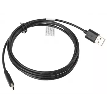 USB-kabel LANBERG CA-USBO-10CC-0018-BK USB 2.0, USB A (stekker) naar USB C (stekker), 1,8 m, zwart