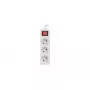 Verlengsnoer Lanberg PS1-03E-0150-W 1,5 m 3 AC-uitgangen binnen wit
