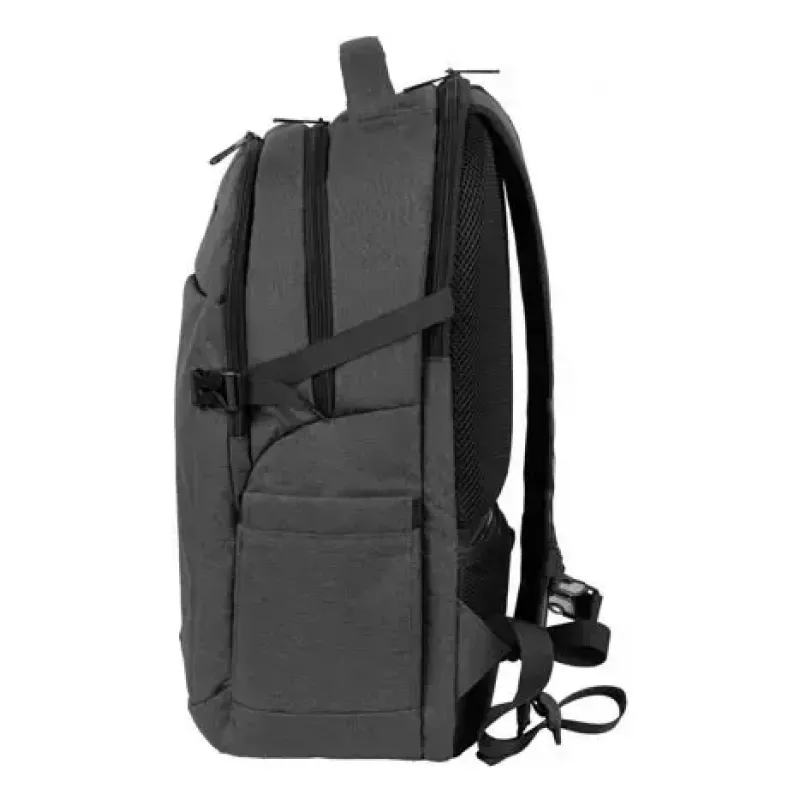 City-rugzak NATEC NTO-2226 — polyester, 160×325×465 mm, zwart/grijs