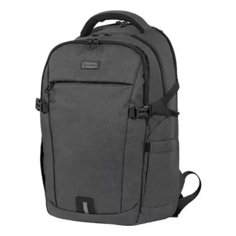 City-rugzak NATEC NTO-2226 — polyester, 160×325×465 mm, zwart/grijs