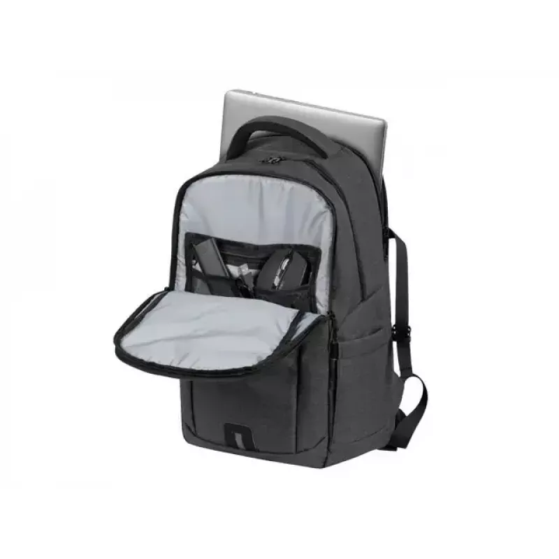 City-rugzak NATEC NTO-2226 — polyester, 160×325×465 mm, zwart/grijs