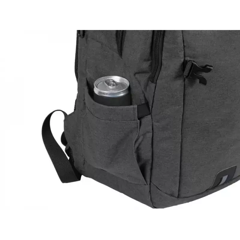 City-rugzak NATEC NTO-2226 — polyester, 160×325×465 mm, zwart/grijs