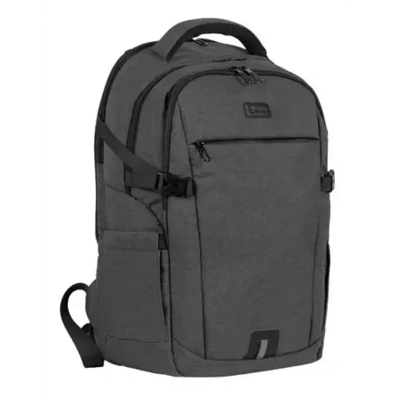 City-rugzak NATEC NTO-2226 — polyester, 160×325×465 mm, zwart/grijs