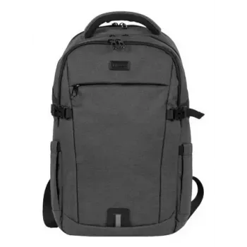 City-rugzak NATEC NTO-2226 — polyester, 160×325×465 mm, zwart/grijs