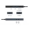 TARGUS Hyperdrive Flex 8-poorts USB-C-hub (zwart)