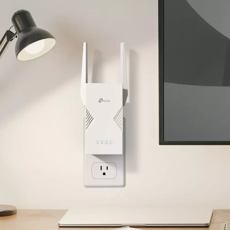 Netwerk zender & ontvanger TP‑LINK BE3600 2882 Mbit/s, dualband 2,4/5 GHz, 1× RJ‑45, wit