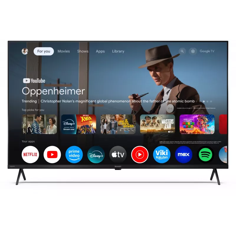 Sharp 43HP5265E tv 109,2 cm (43 inch) 4K Ultra HD smart-tv Wi-Fi zwart