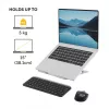 Fellowes Alumia laptop-riser draagbare laptopstandaard max. grootte 15 inch max. gewicht 5 kg zilver