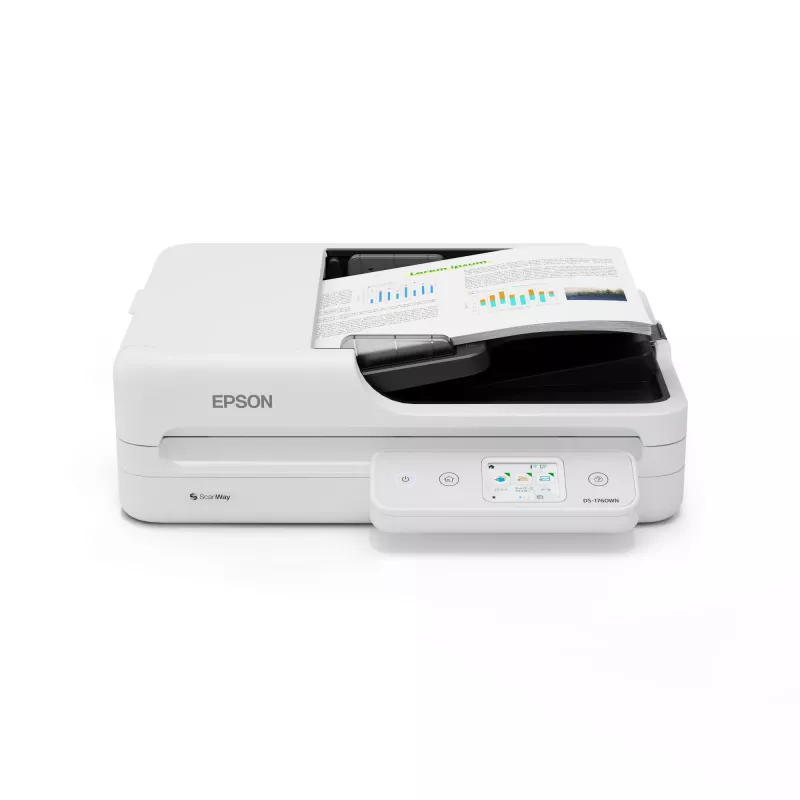 Epson WorkForce DS-1760WN flatbed- & ADF-scanner 1200 x 1200 DPI A4 zwart, wit