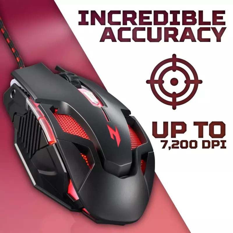 Acer Nitro Gaming Mouse II NMW200, bedraad, zwart