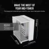 CORSAIR pc-behuizing – iCUE LINK 6500X RGB mid-tower dual chamber wit