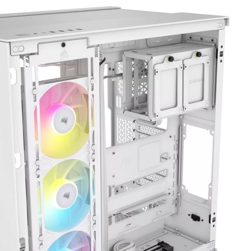 CORSAIR pc-behuizing – iCUE LINK 6500X RGB mid-tower dual chamber wit